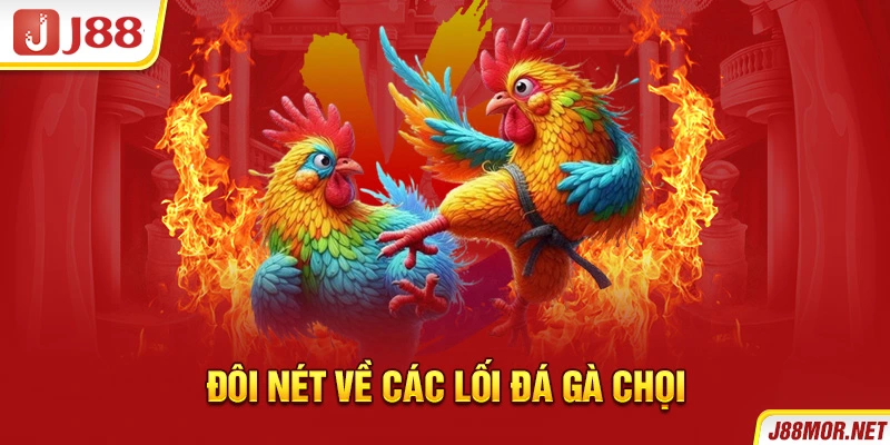 Đôi nét về các lối đá gà chọi